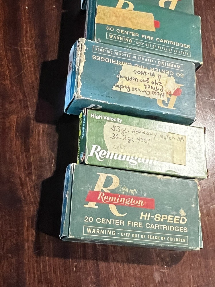 antique remington ammunition boxes