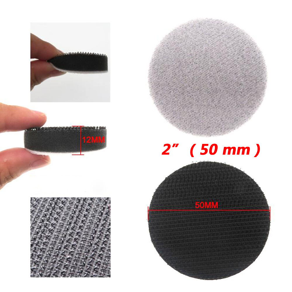 Hook & Loop Sponge Interface Pad Ø 2/3/4/5/6 inch for Sanding Disc Backing Pads