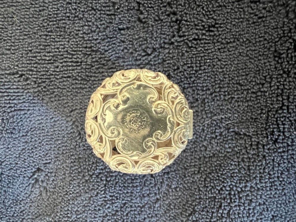 Sterling silver thimble holder