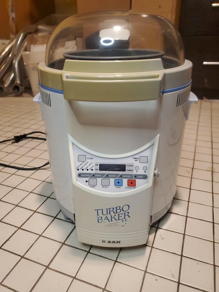 Dak Turbo Baker II Bread & Dough Maker Model FAB-2000