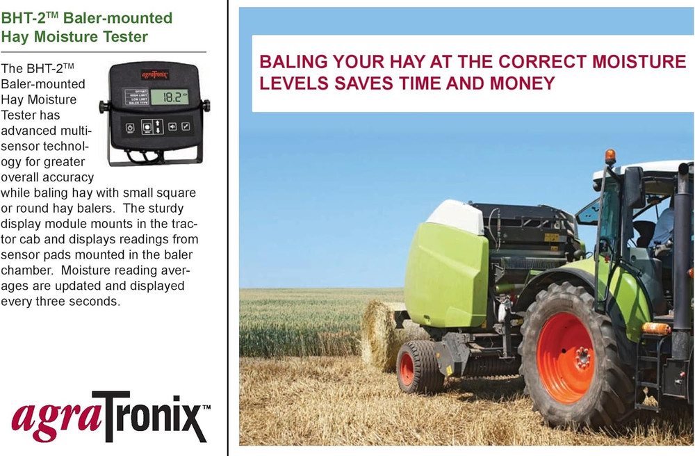 BHT-2 Advanced Baler-Mounted Hay Moisture Tester