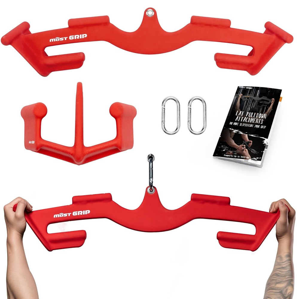 LAT Pull Down Bars Set, Triangular Stability LAT Pulldown Attachments with 8 ...