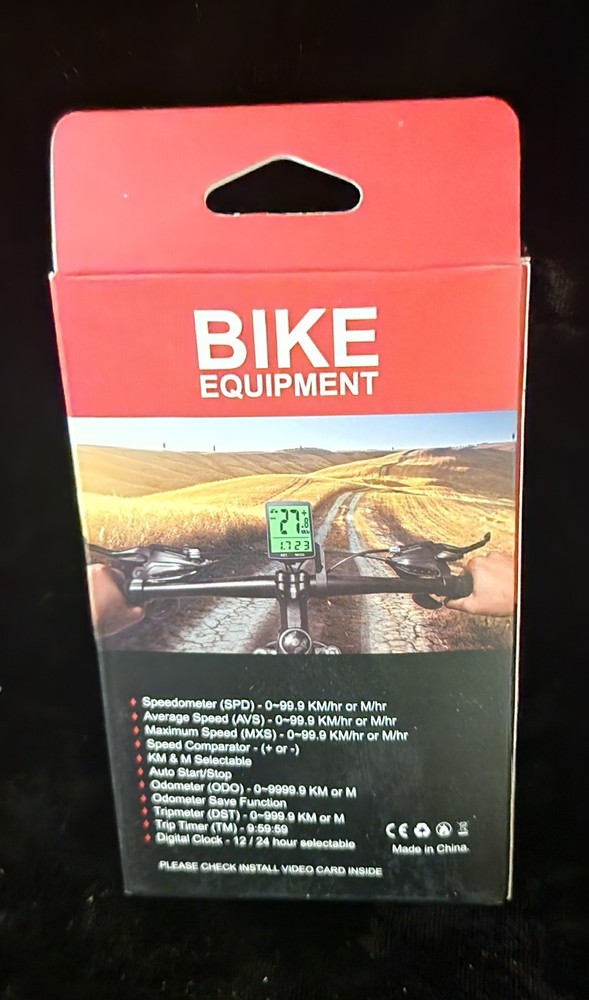 NELLVITA Bike Equipment Wireless Bike Computer 20 Multi Function