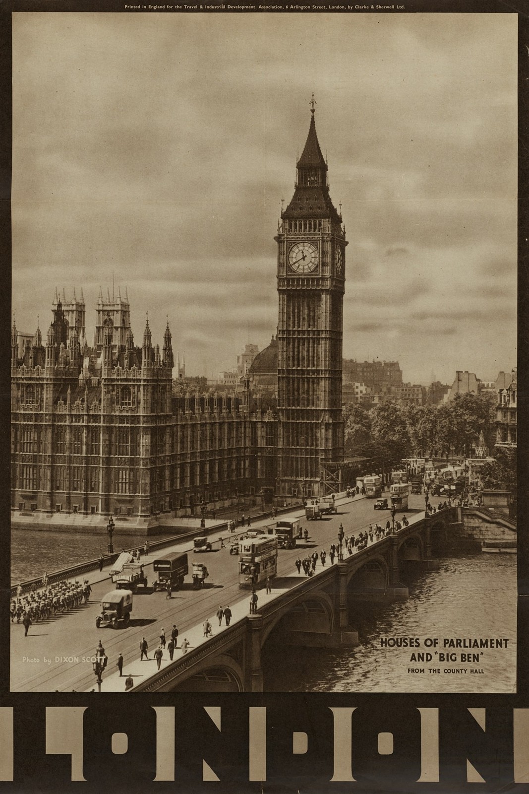 🕰️ Vintage London Big Ben Poster - 16x24” - Retro Decor