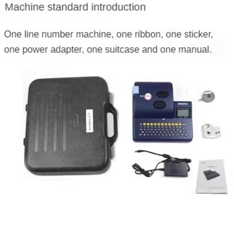 Marking Machine S680 Number Tube Printer PVC Sleeve Coding Machine Printer