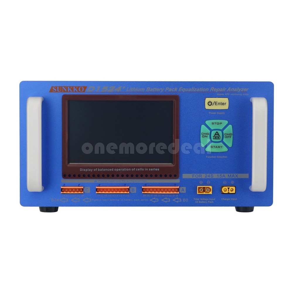 SUNKKO D1524+ 15A High Current Battery Pack Equalizer+Analyzer 2S-24S