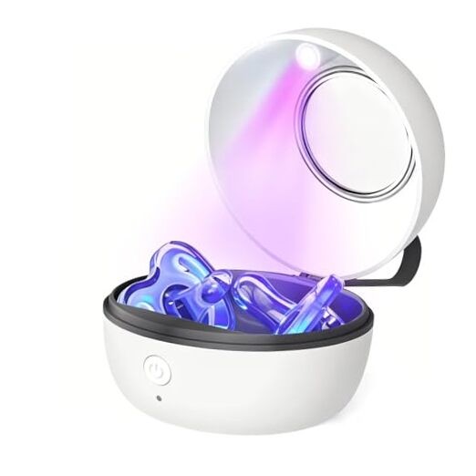 Portable Pacifier Sanitizer, UV Light Sanitizer Case for Pacifier, Type-C
