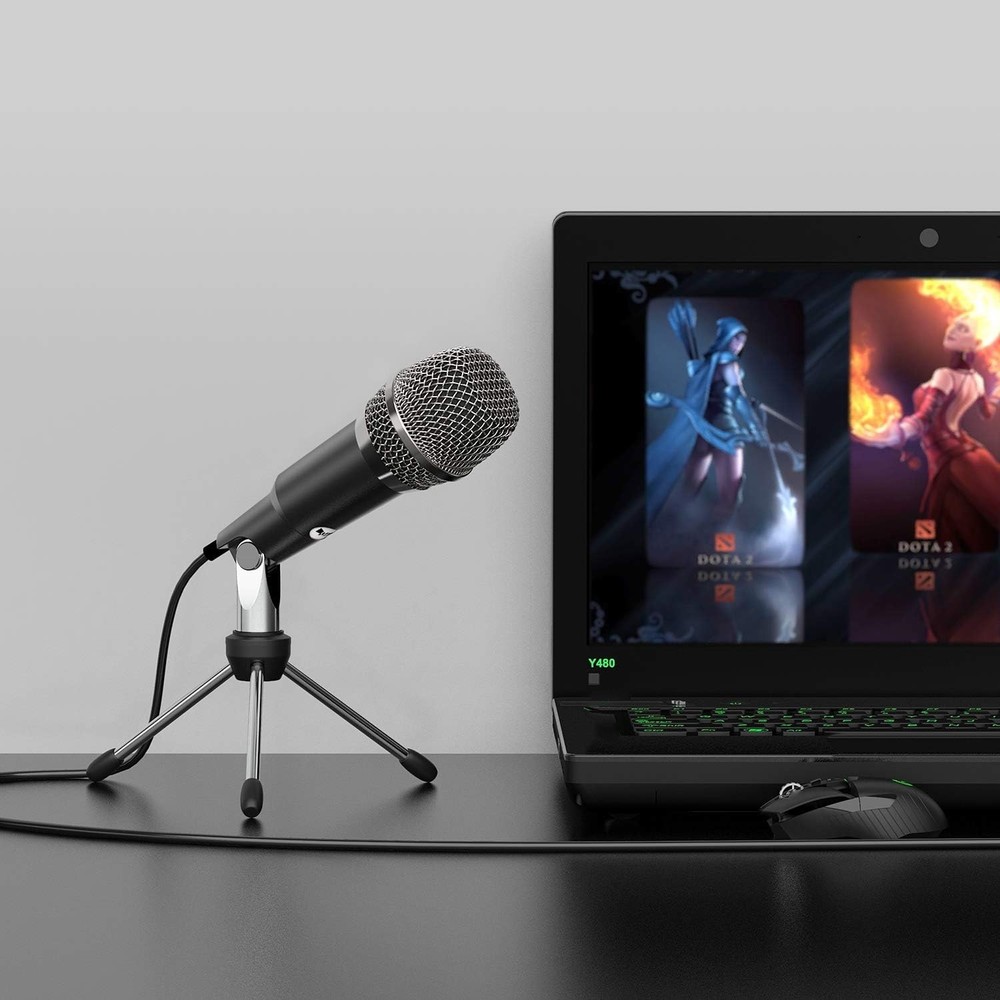 FIFINE USB Microphone, Plug and Play Home Studio USB Condenser Microphone - K668