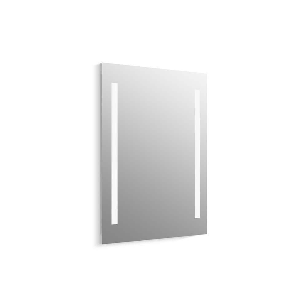KOHLER 24 x 33 Rectangular Frameless Wall Mount LED Light Bathroom Vanity Mirror