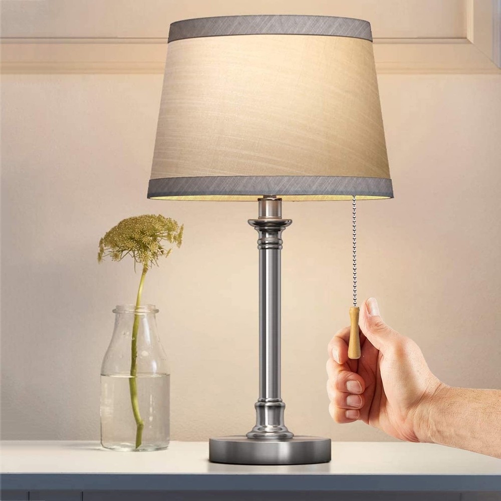 Baseball Bat Ceiling Fan Pull Chain Extender 12in Silver Bead Chain Fan Pulls!