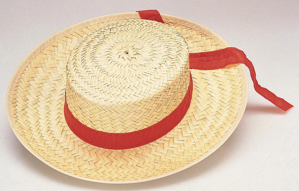 Straw Gondolier Hat