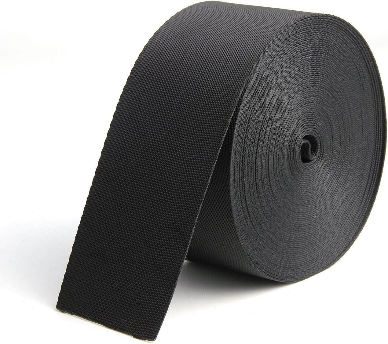 10 Yards 2 Inch Wide Black Nylon Heavy Duty Webbing Strap Heavy Straps Hammocks