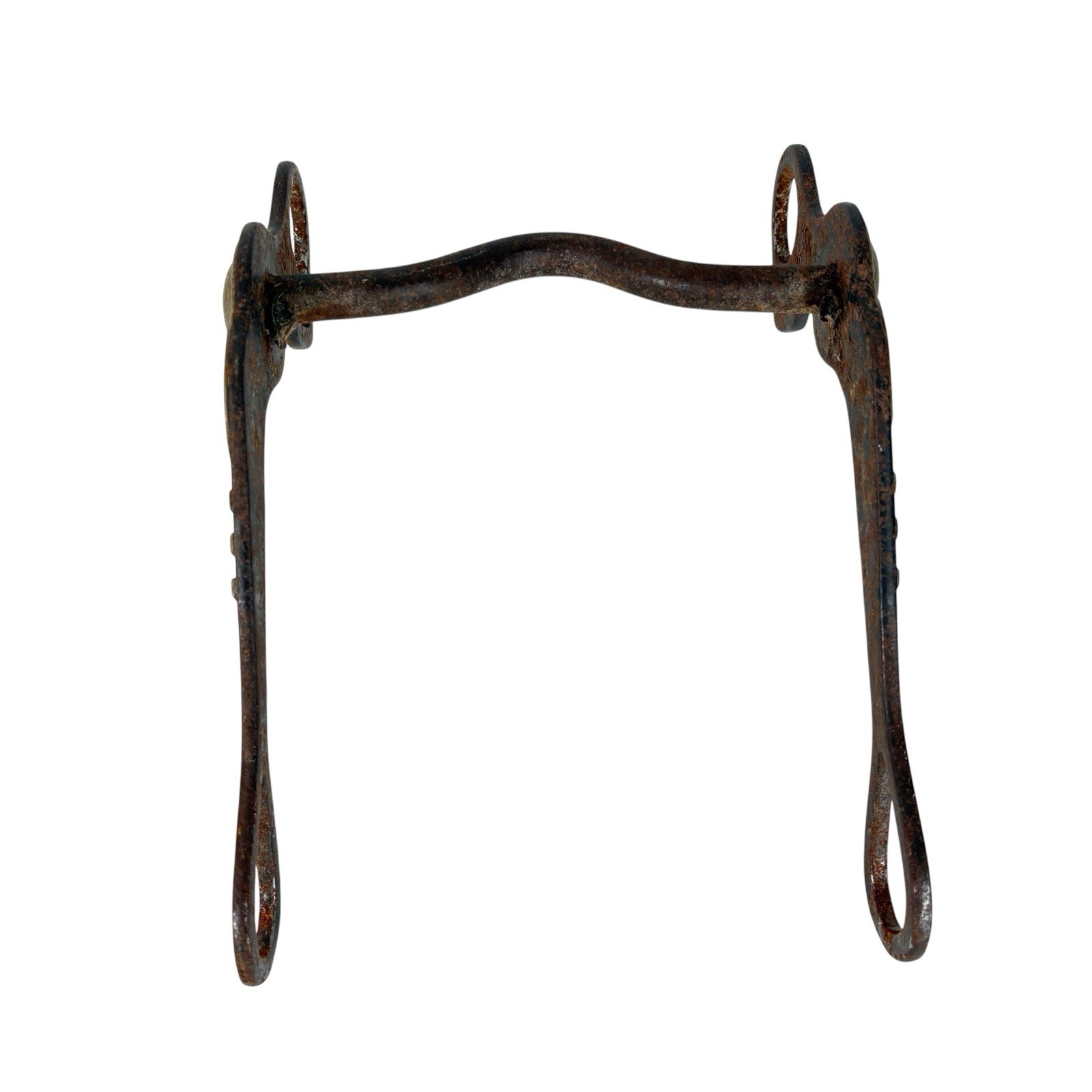 Engraved Silver Horse Show Bit Antique Vintage Western Decorative