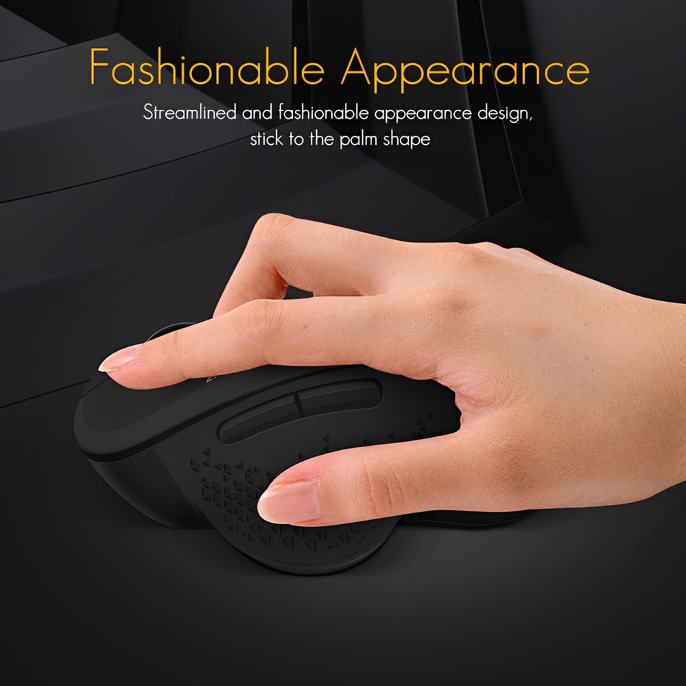 2.4GHz Wireless Optical Mouse Computer Mice 6 Buttons & USB Receiver for Laptop