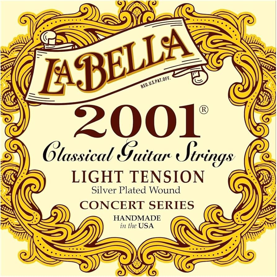 La Bella 2001LT Classical Guitar Strings; light tension