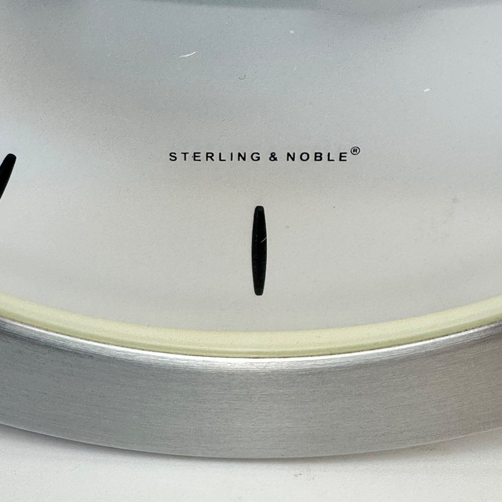 Sterling & Noble Wall Clock Modern 11.5" Clock - TESTED