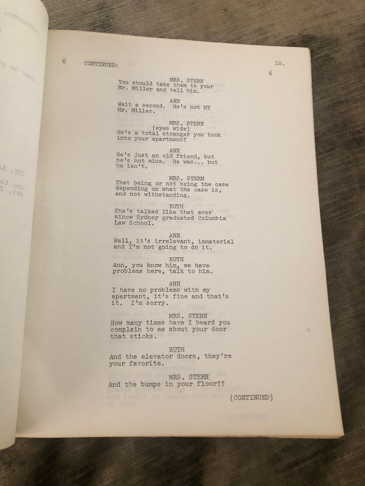 THAT GIRL! VIntage TV SCRIPT!