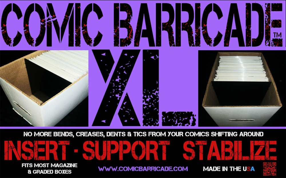 Comic Barricade Single Pack XL Stabilize & Protect Comics New!