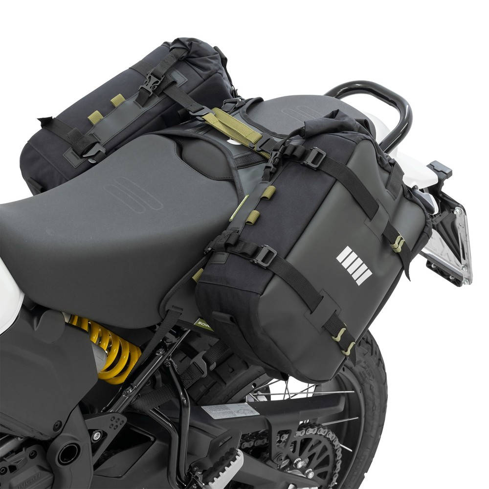 IBEX Strap Base SCHNORR BagHub Bridge Compatible with Ducati DesertX Black