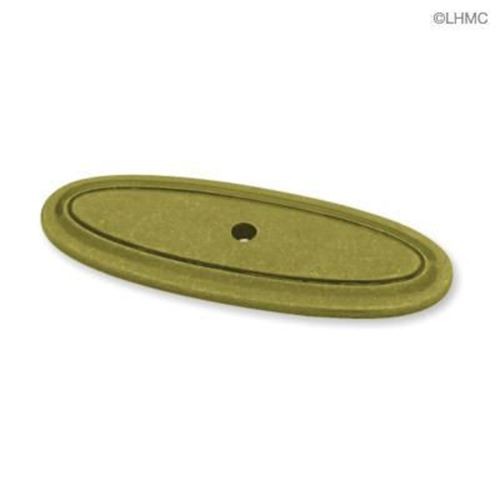 Knob Backplate - Antique Lancaster - Oval