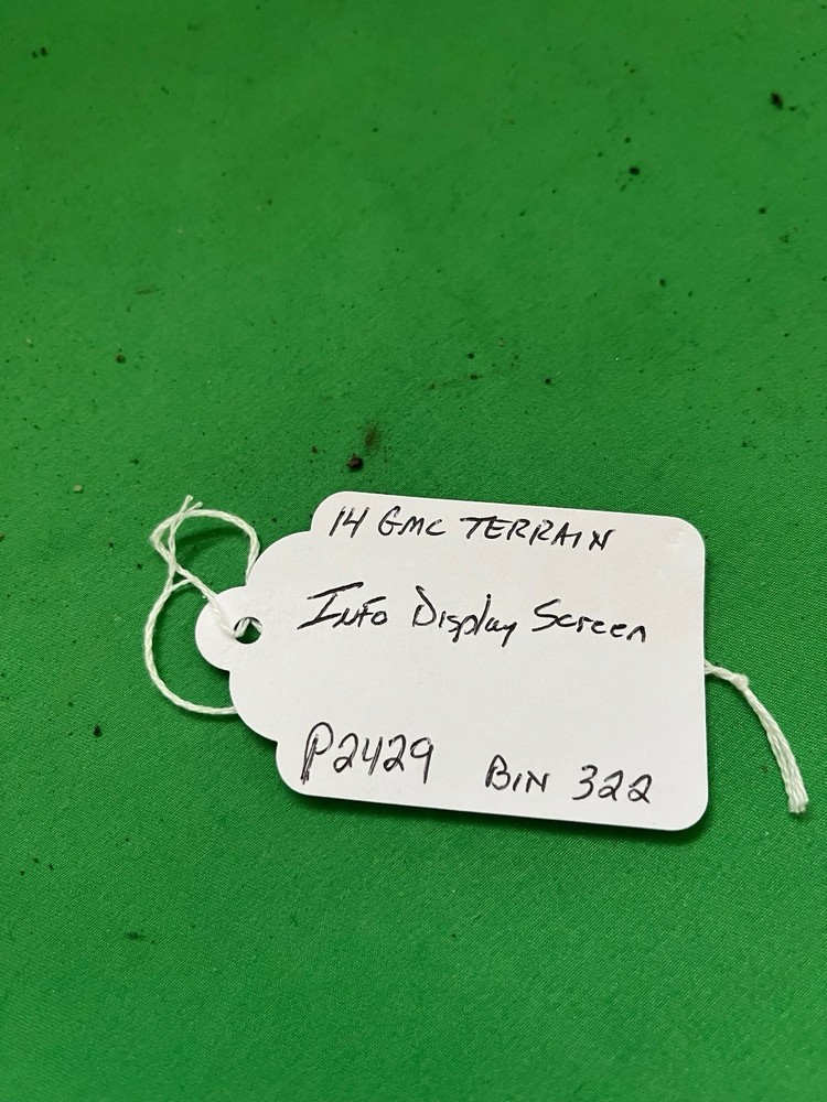 2012-2016 GMC Terrain Info Display Screen OEM
