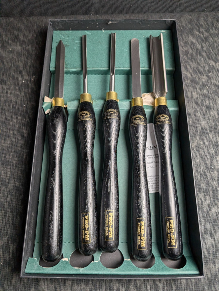 Crown 5 Pc. Pro-PM Turning Tool Set