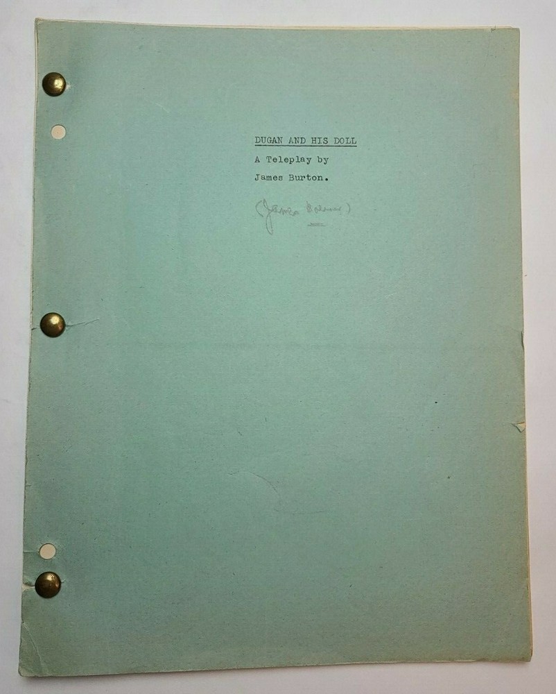 DUGAN AND HIS DOLL / Jameson Brewer 1954 Unproduced TV Script