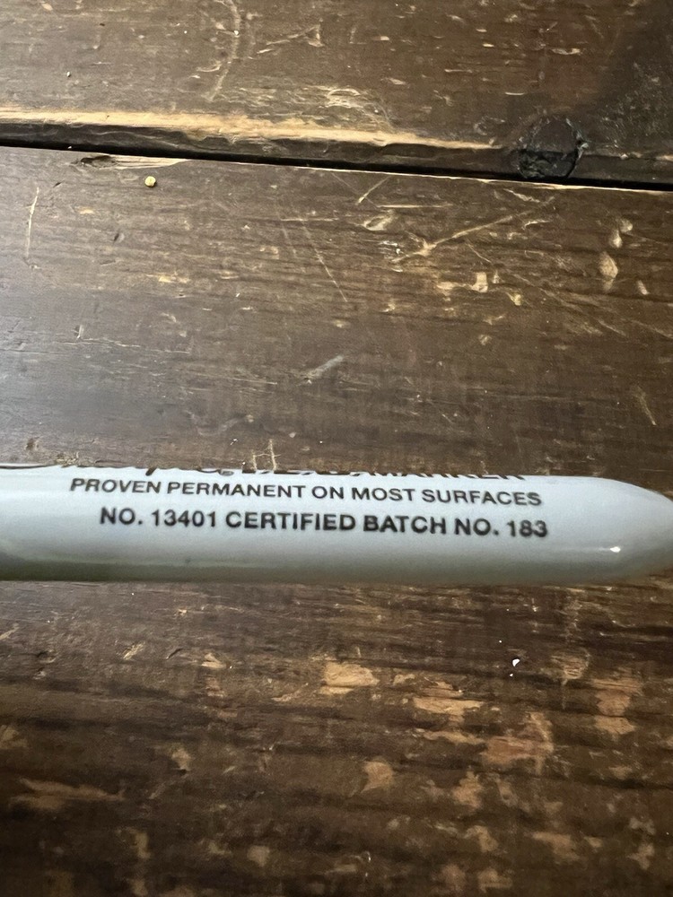 13401 Sharpie T.E.C. (Trace Element Certified) Stick Marker, Black Ink,