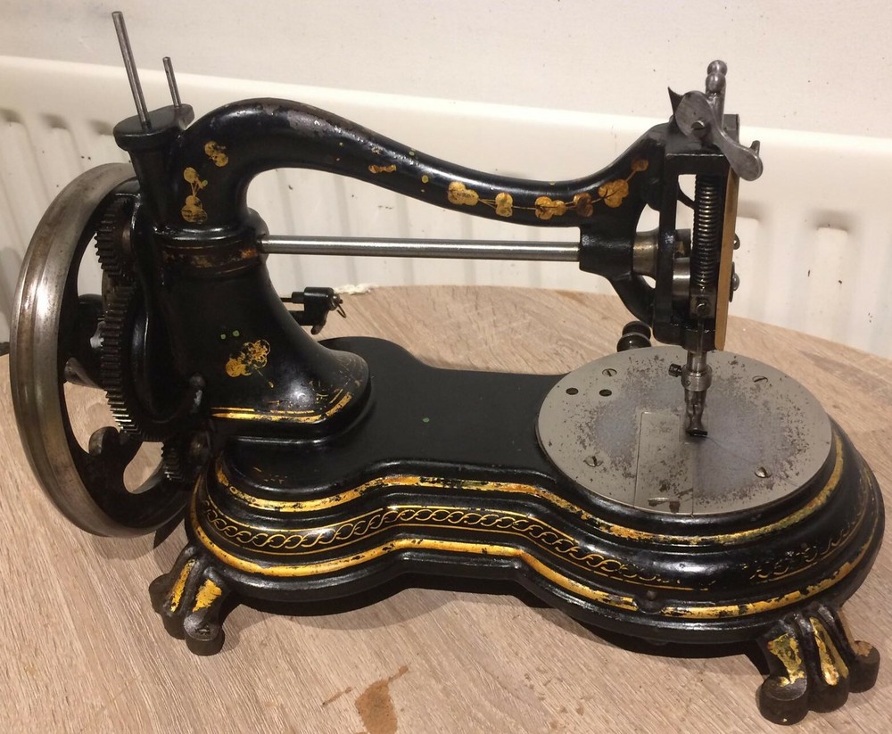 The Windsor Antique Swan Neck Sewing Machine c1880