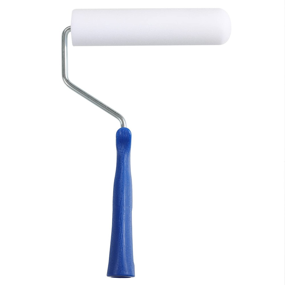 Foam Paint Roller, 6-inch Roller Tray Set Includes 6 inch, White