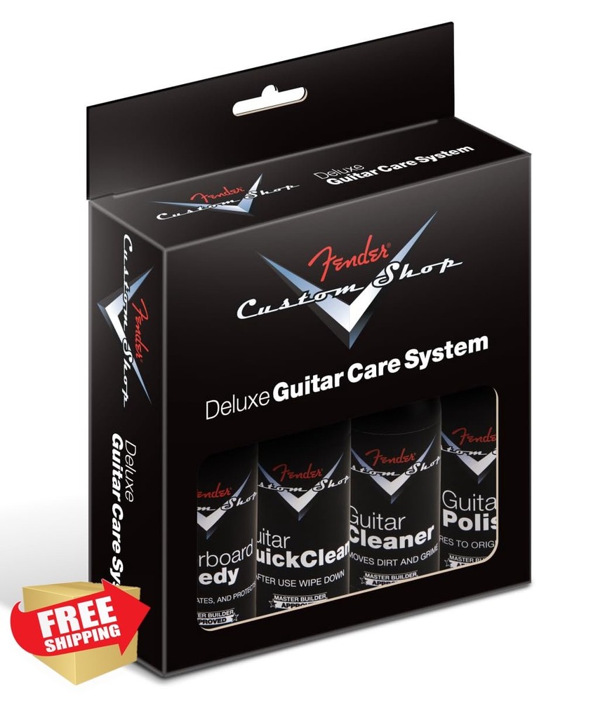 Fender Custom Shop 4-Step Guitar Cleaning Kit