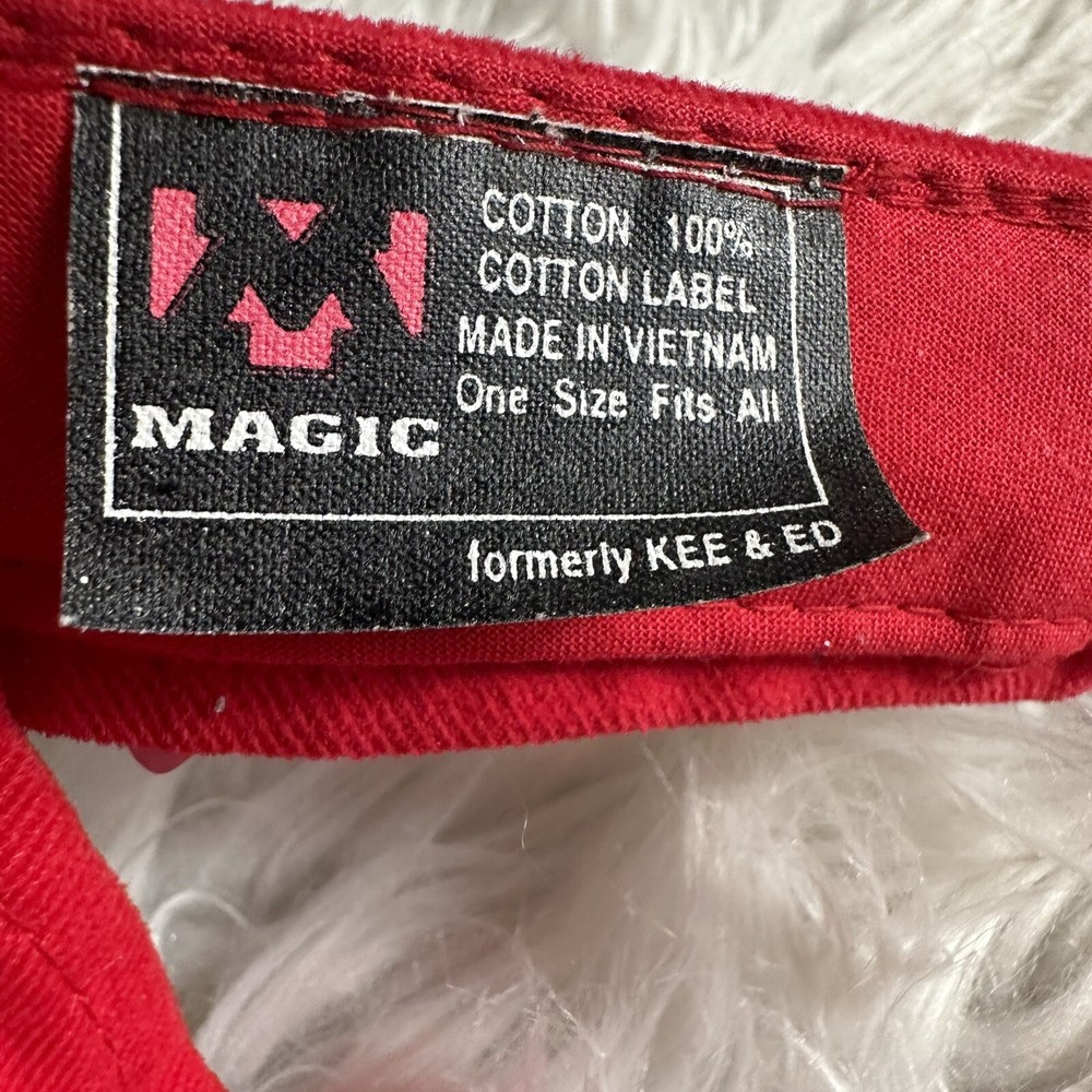 Vintage Adjustable Got Sand red visor