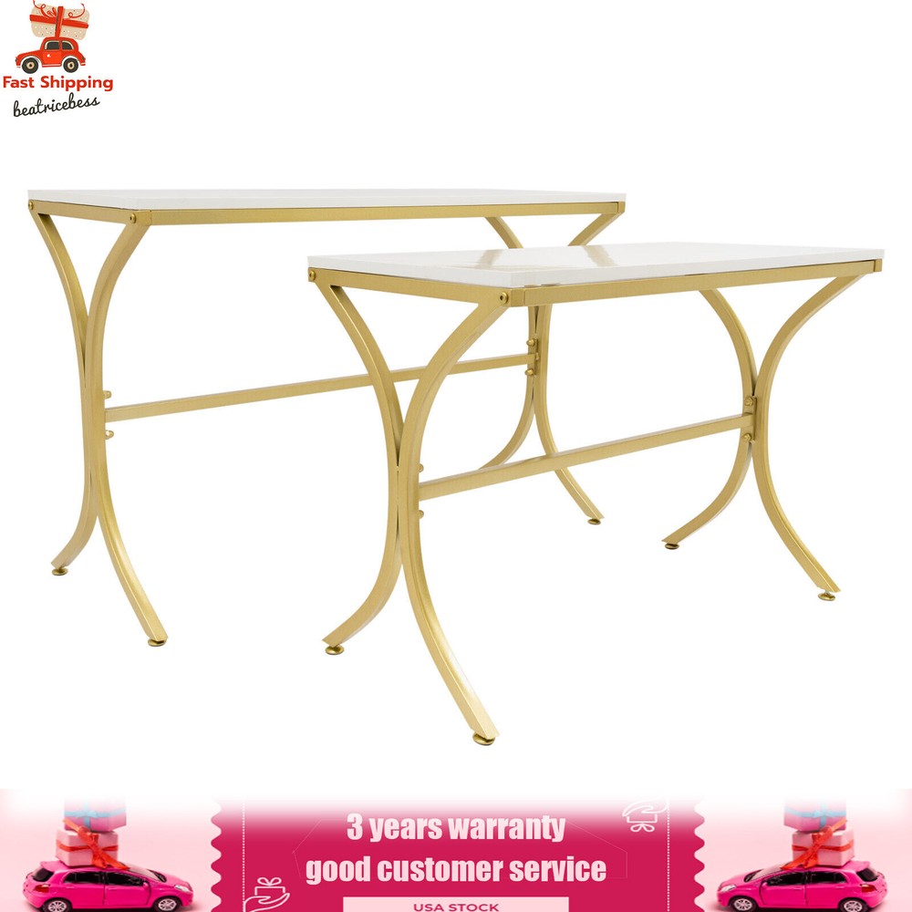 2pcs Handbag Display Stands Riser Shelf Storage Table Modern Nesting Tables hot