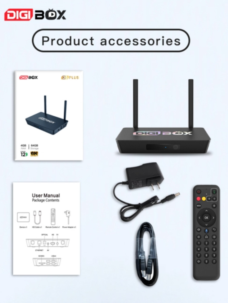 DIGIBox D3 Plus CAT VOD TV Box