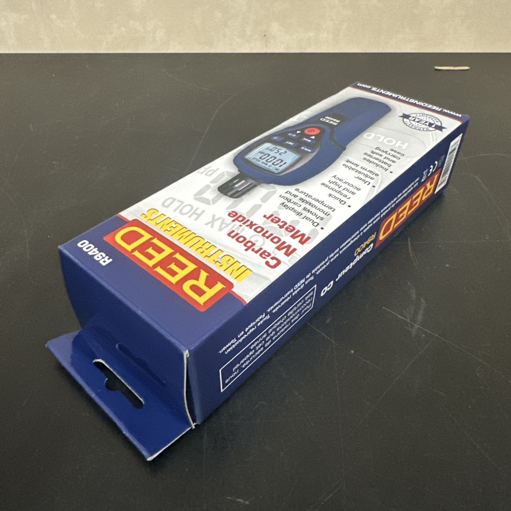 REED Instruments R9400 Carbon Monoxide Meter with Temperature