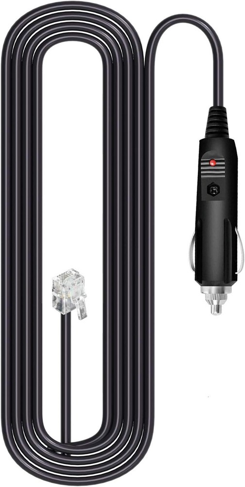 Versatile Radar Detector Power Cable 11.5ft Compatible with Escort & Beltronics