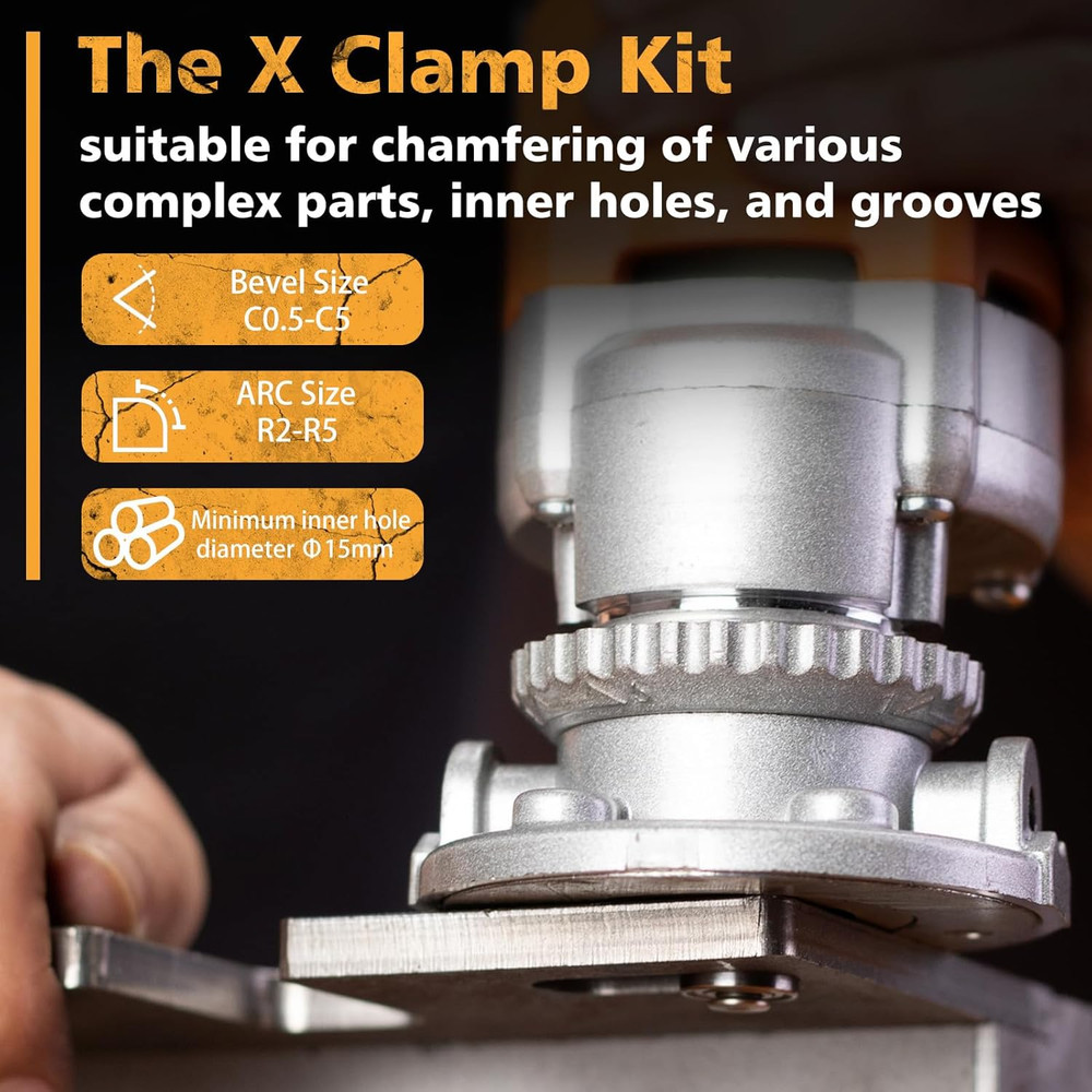 Handheld Chamfer Tool, Metal Chamfering Tool, for Trimming, Beveling, Deburring,