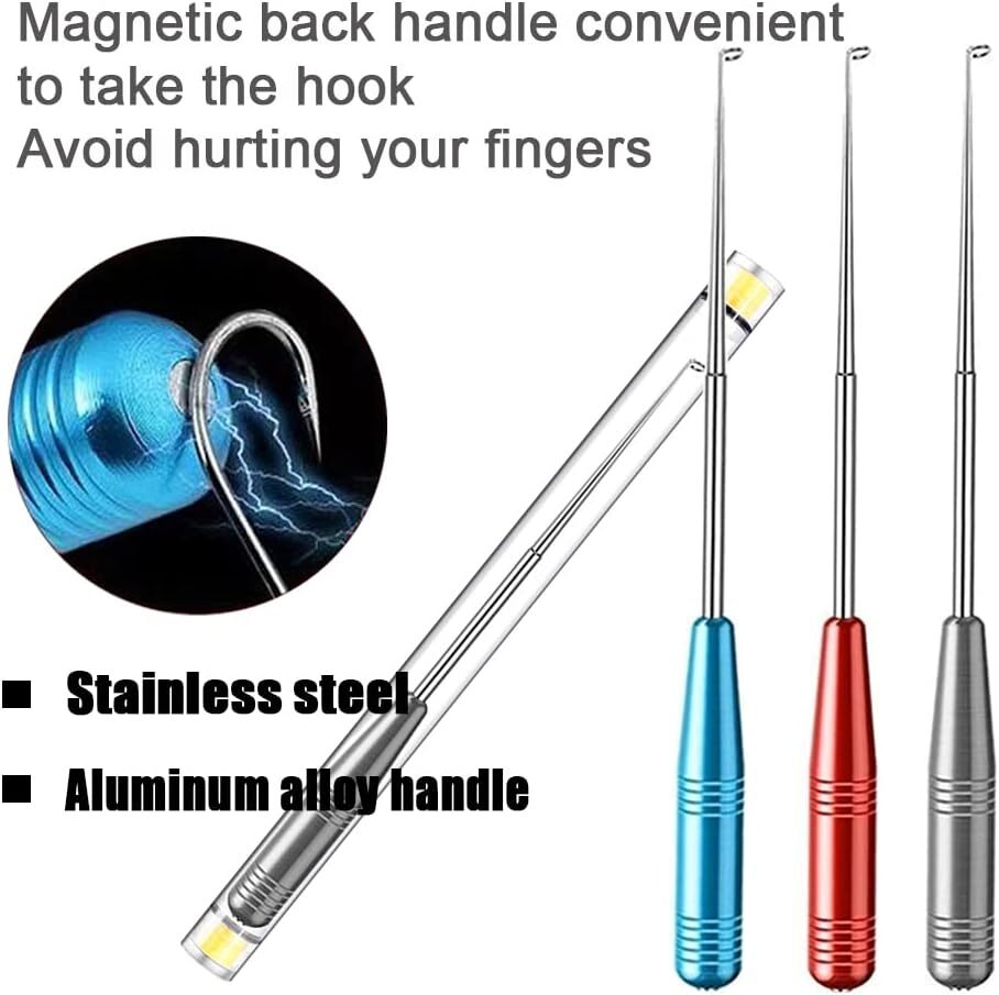 3× Fish Hook Quick Release Device Fishhook Detacher Remover Safety Extractor USA