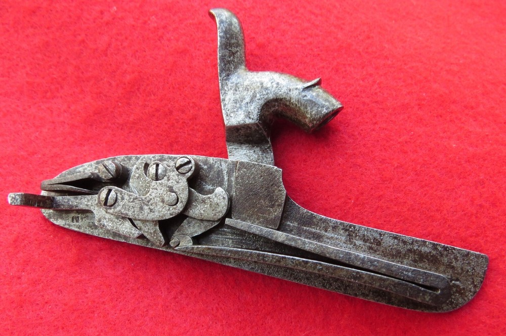 Antique Black Powder Percussion Lock Assembly Left-side Muzzleloading Lockwork