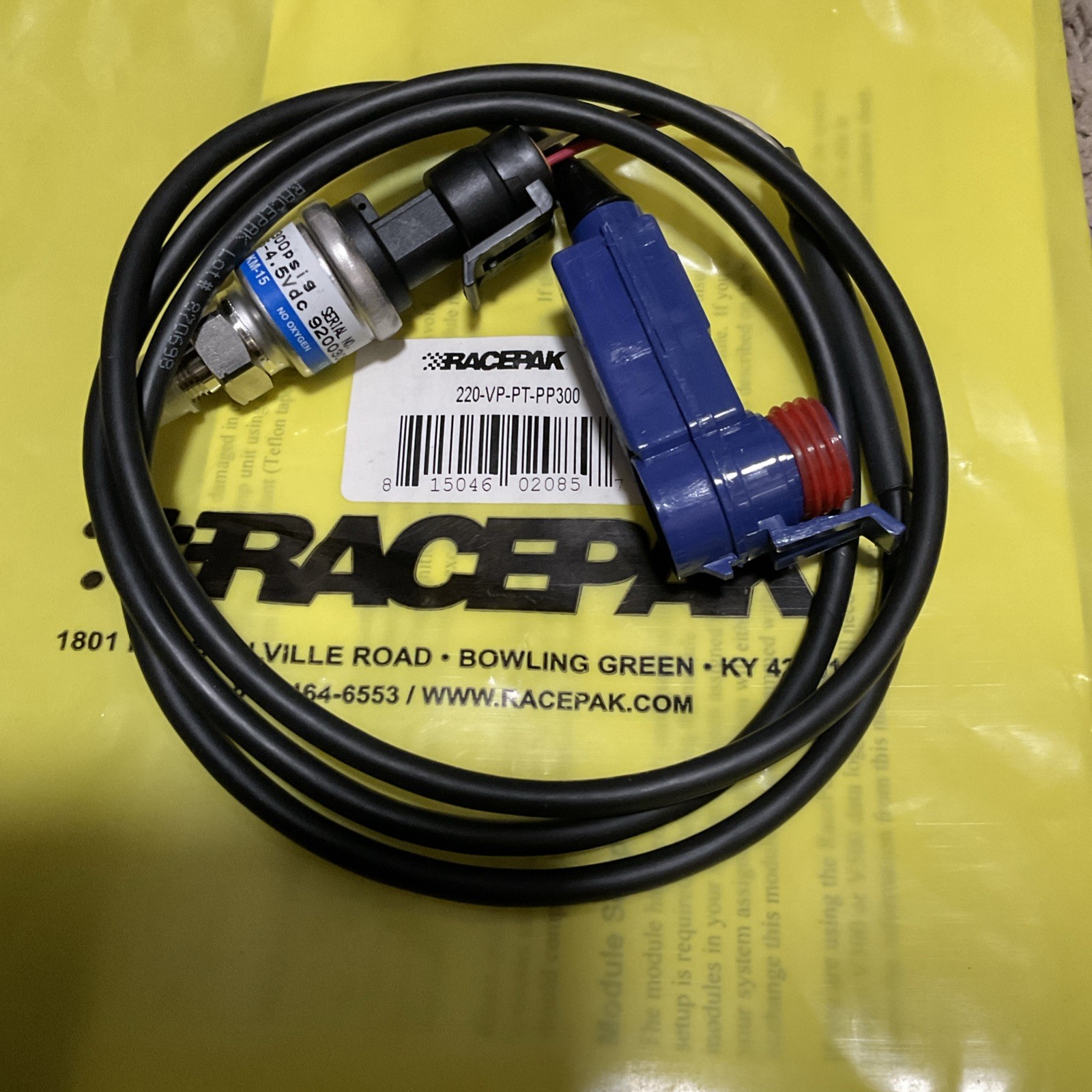 Racepak 220-VP-PT-PP300 V-Net Pump Pressure Sensor