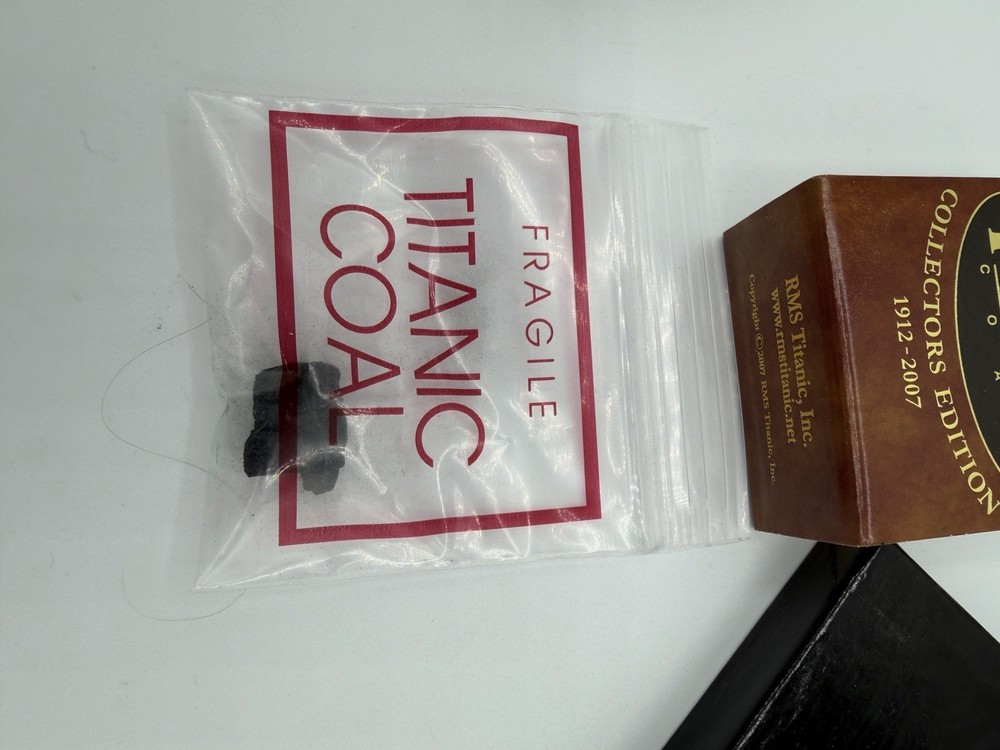 Authentic Titanic Coal - With Certificate