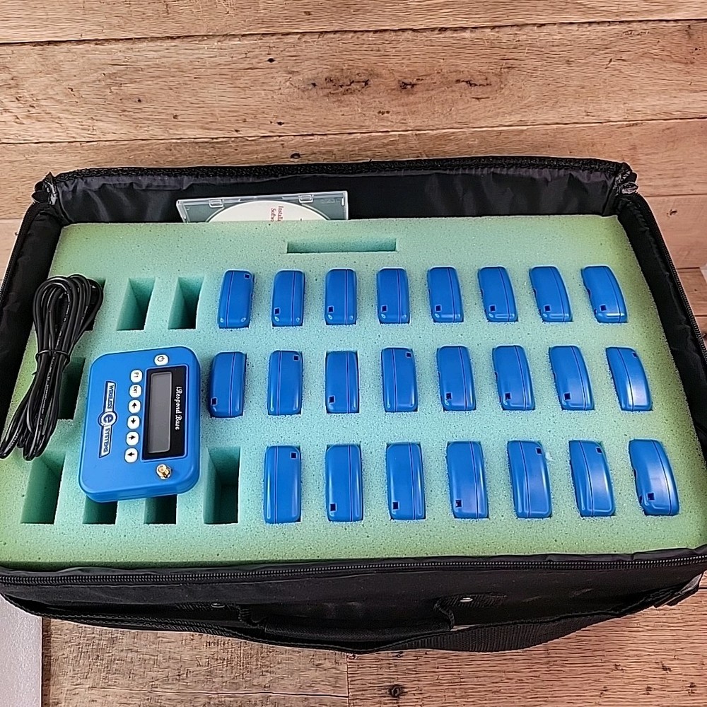 iRespond Student Response Wireless System with 23 UL-102 Remotes, CD, & Case