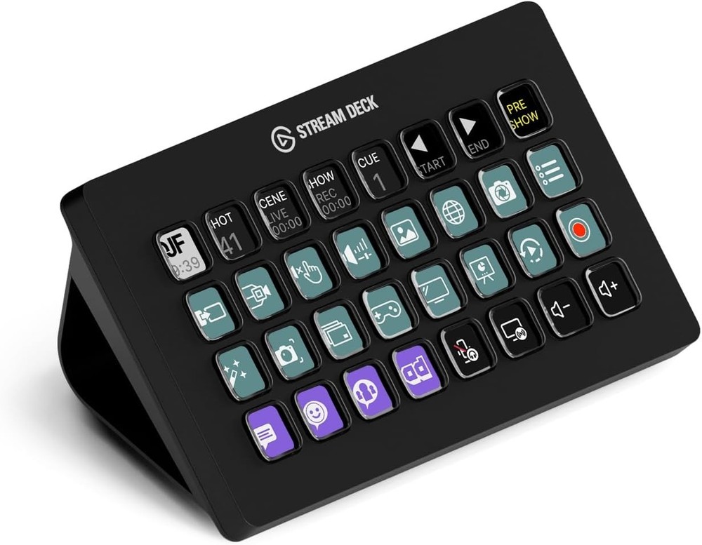 Professional Stream Deck XL with 32 Custom Keys for Live Streaming Mastery