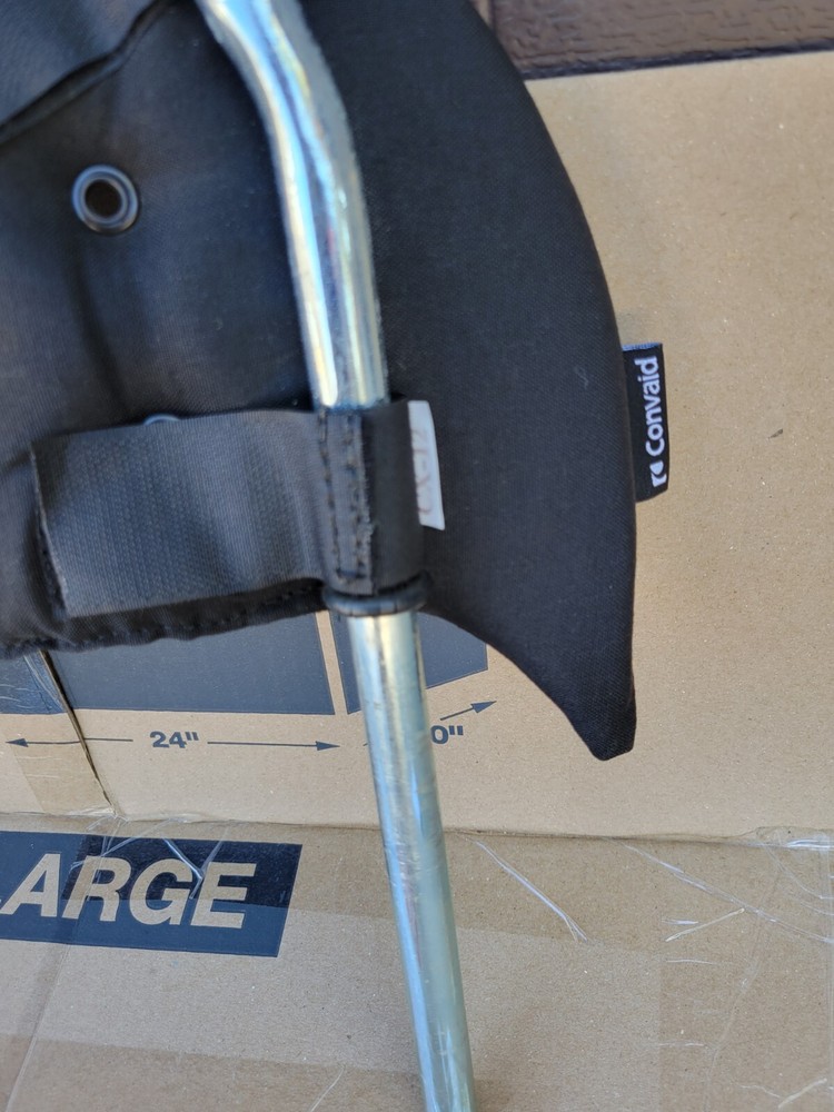 Convaid Cruiser Size 12 Headrest Extension Head Rest Black