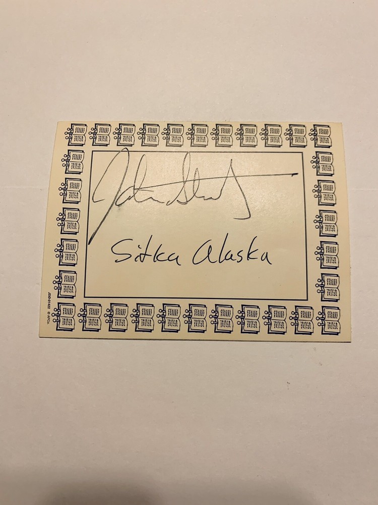 John Straley Author Signed Bookplate Autographed New