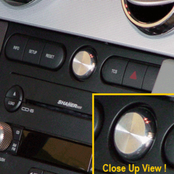 1979-2009 Mustang Billet Interior Power Point Plug Button