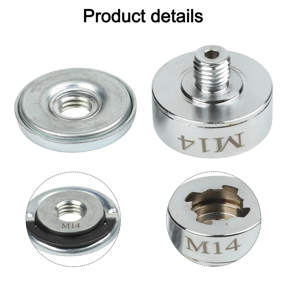 2 Piece Screw Adapter Set for Angle Grinder XLOCK Thread Compatibility