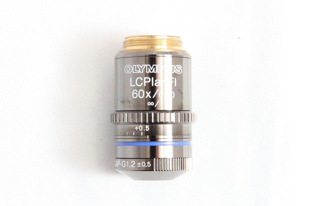 Olympus LCPlanFl 60x / 0.70 LC Plan FL Microscope Objective Lens #5614