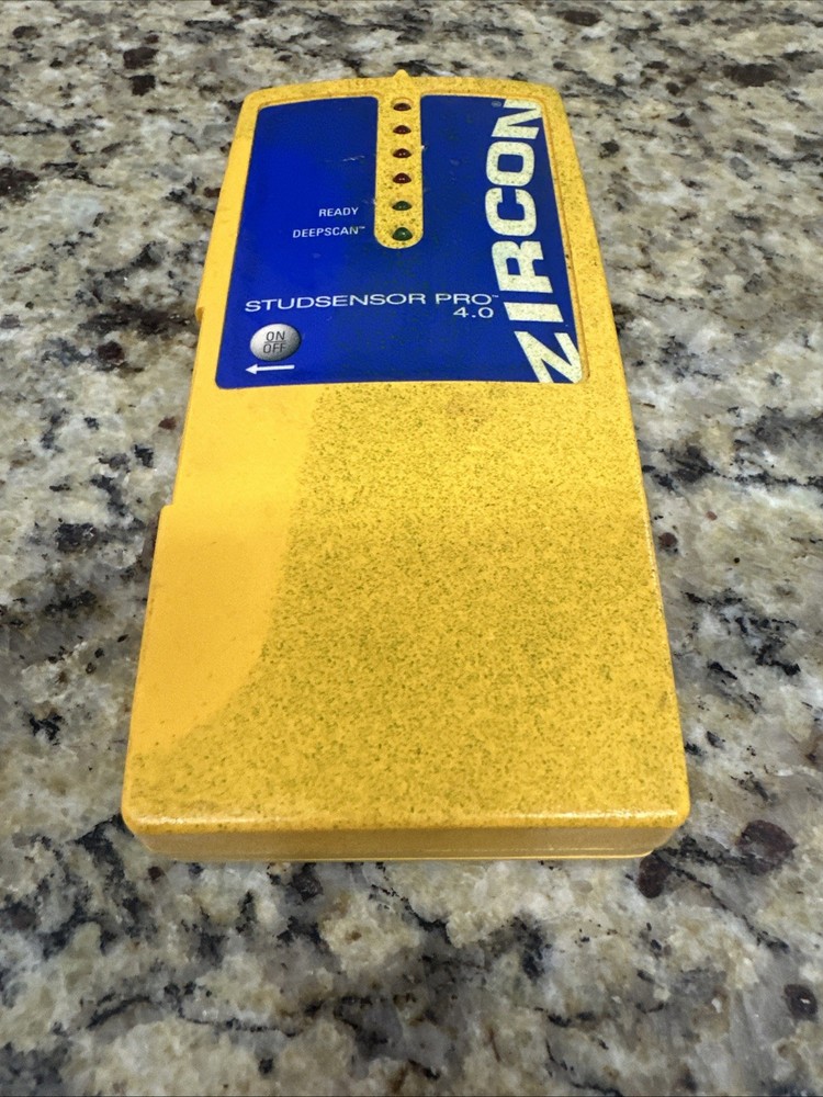Zircon StudSensor Pro 4.0 Stud Finder with DeepScan Technology - Tested Working
