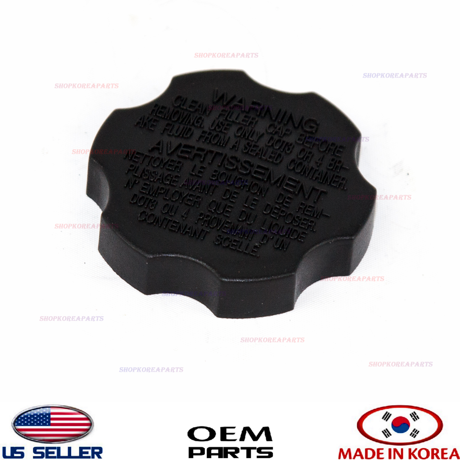 BRAKE MSTER CYLINDER RESERVOIR TANK CAP GENUINE!! VARIOUS HYUNDAI KIA 585312B500